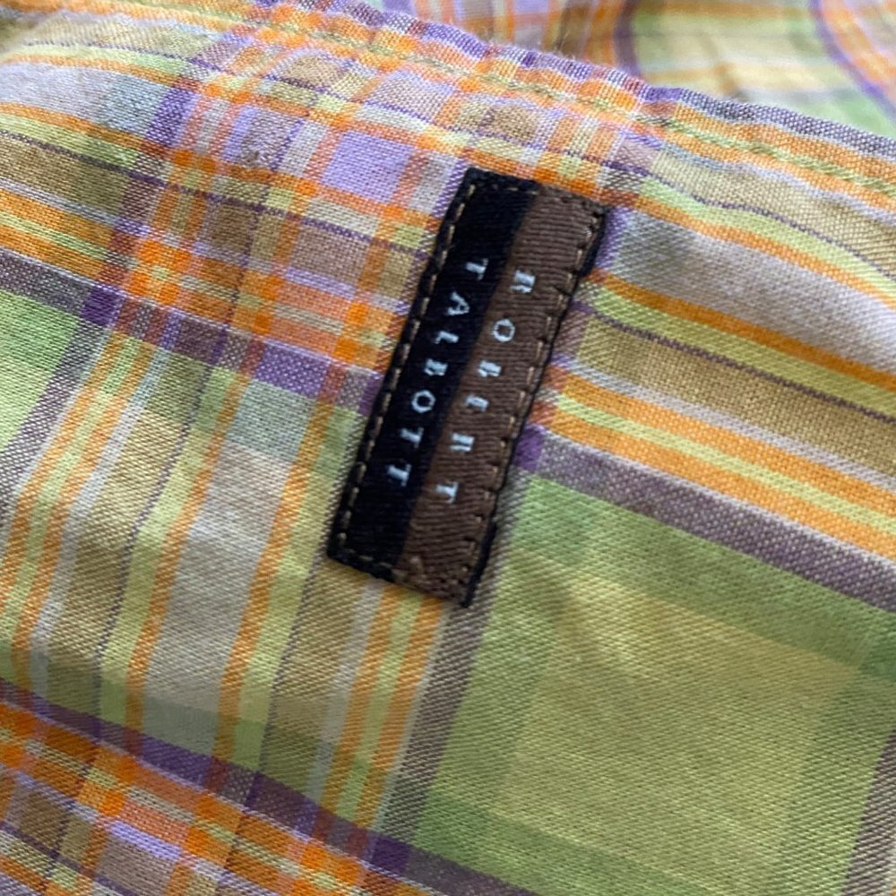 Robert Talbott Long Sleeve Button Down Shirt Large - image 8